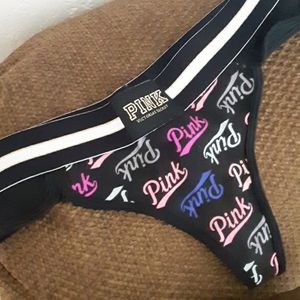 Pink cotton thong ❄